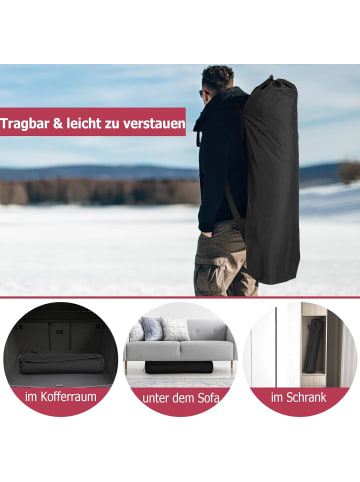 COSTWAY Pop-up Eisangelzelt für 1-2 Personen in Rot