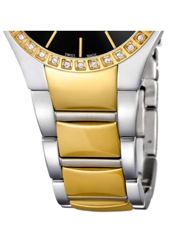 Candino Analog-Armbanduhr Candino Classic silber, gold mittel (ca. 32mm)
