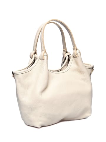 Carla Ferreri Henkeltasche in Beige