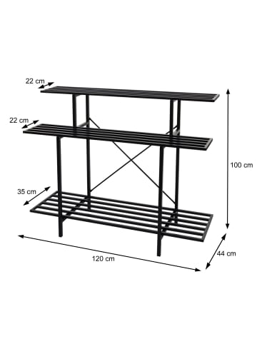 MCW Pflanzenregal G32 mit 3 Ablagen