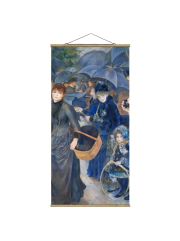 WALLART Stoffbild - Auguste Renoir - Die Regenschirme in Blau