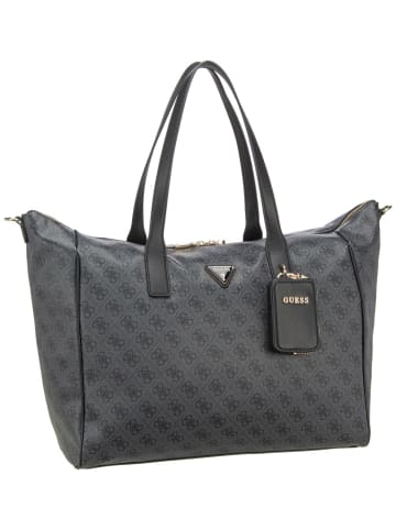 Guess Shopper Latona Carryon Large Tote in Coal Logo