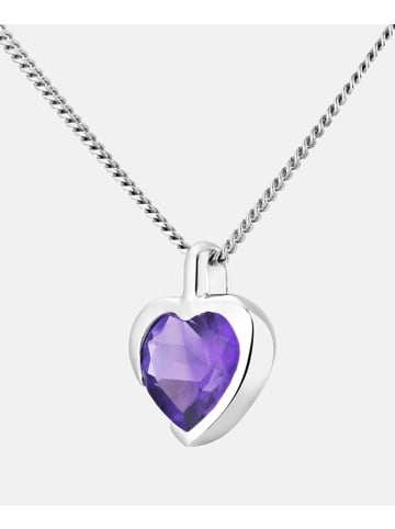 Diamant L'éternel Halskette aus 375 Weißgold mit Amethyst