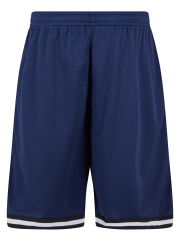 Urban Classics Mesh-Shorts in darkblue/black/white