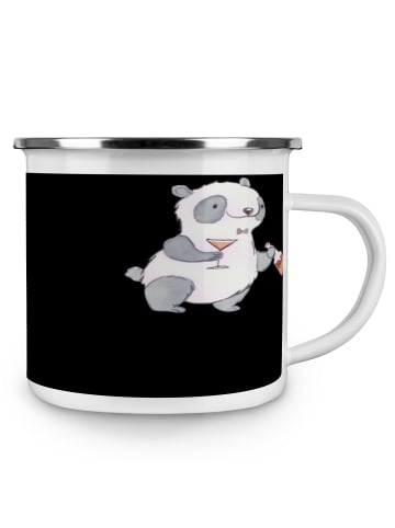 Mr. & Mrs. Panda Kaffeepott Bester Bräutigam mit Spruch in Schwarz
