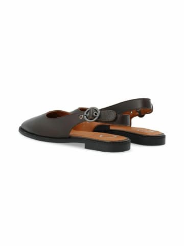 Cashott Ballerinaschuh CASDIANA in Dark Brown