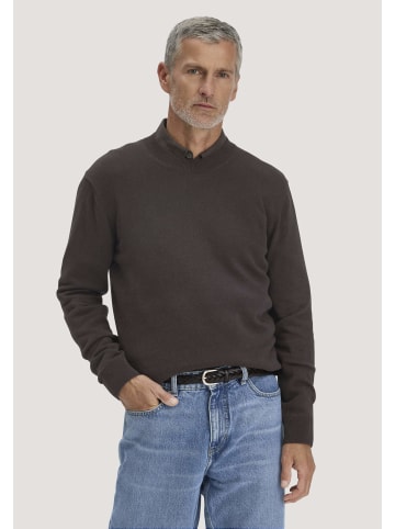 Hessnatur Strickpullover in kaffeebraun