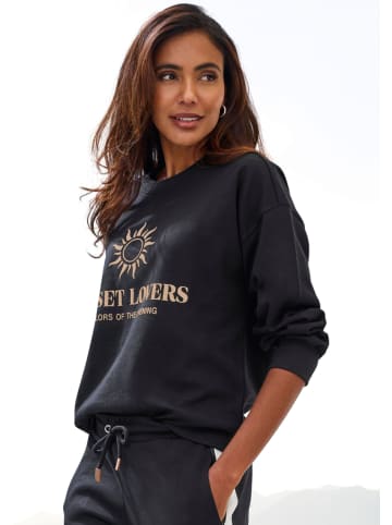H.I.S Sweatshirt in schwarz