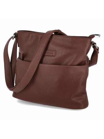 Schultertasche in braun
