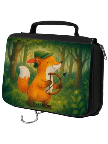 Mr. & Mrs. Panda Waschbeutel Schütze Astrologie Design ohne Spruch in Weiß