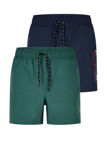 Jack & Jones Short JPSTMAUI SWIM MIX SMU 2PK regular/straight in Grün