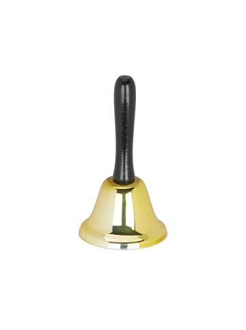 relaxdays 2 x Tischglocke in Gold
