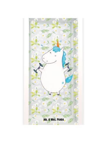 Mr. & Mrs. Panda Laterne Einhorn Fitness ohne Spruch in Transparent