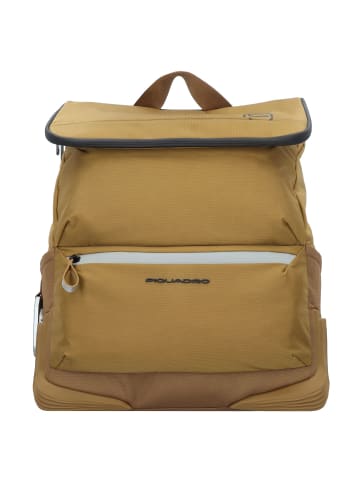 Piquadro Corner Rucksack 44 cm Laptopfach in tabacco