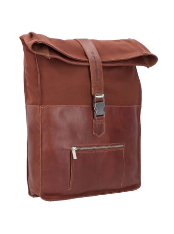 Cowboysbag Tarlton Rucksack Leder 55 cm Laptopfach in cognac