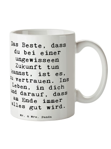 Mr. & Mrs. Panda Tasse Spruch Neuen Technologien begegnen mit Sp... in Weiß