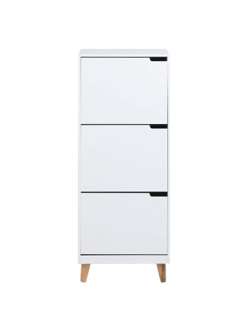 ebuy24 Schuhschrank Mike Weiß 47 x 30 cm