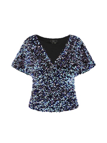 faina Bluse in Blau Mint