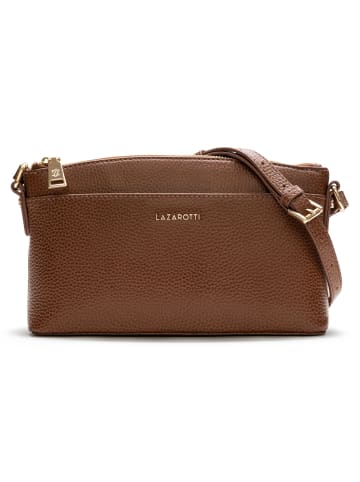 Lazarotti Bologna Leather Umhängetasche Leder 24 cm in brown