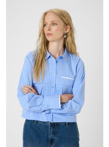Karen By Simonsen Langarm - Hemd KBAmy Classic fit in Della Robbia Blue stripe