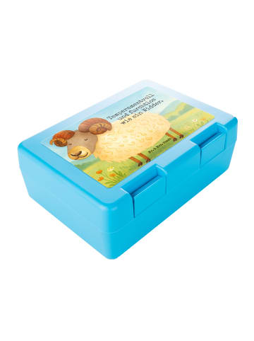 Mr. & Mrs. Panda Bento Box Sternzeichen Widder Design mit Spruch in Weiß