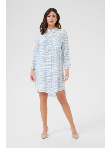 Kaffe Langarm - Hemd KAhildur in Soft Chambray / Chalk Graphic