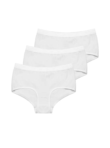 Haasis Bodywear 3er-Set: Panty in weiß