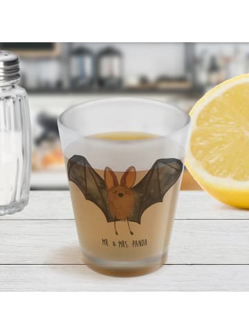 Mr. & Mrs. Panda Shotglas Fledermaus Flügel ohne Spruch in Transparent