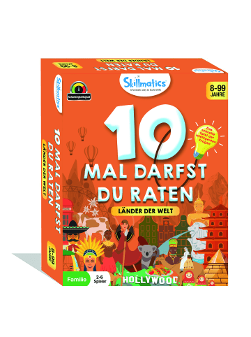 Skillmatics Kartenspiel 10 Mal Darfst Du Raten Länder der Welt ab 8 Jahre in Mehrfarbig