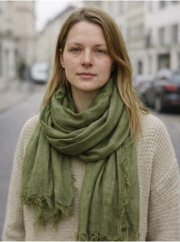 collezione alessandro Schal " Schmeichler " in khaki