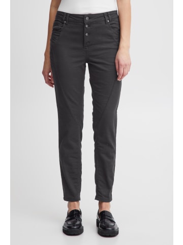 PULZ Jeans 5-Pocket-Hose in schwarz