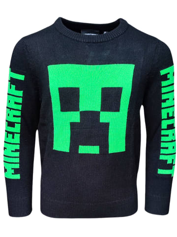Minecraft Pullover Minecraft Creeper  in Schwarz