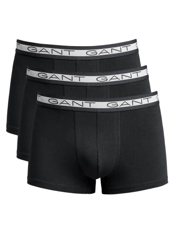 Gant Boxershort 3er Pack in Schwarz