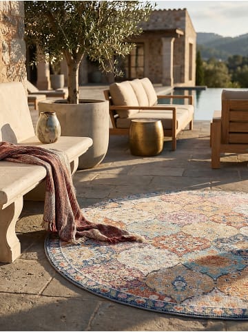 KADIMA DESIGN Teppich Outdoor Patchwork pflegeleicht Balkon Terrasse Outdoor in Mehrfarbig