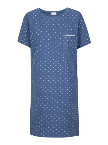 Mey Nachthemd kurzarm mit Punkte-Muster in Midnight Dust