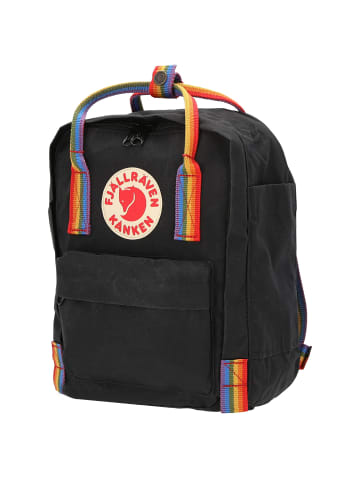 FJÄLLRÄVEN Kånken Rainbow Mini 7 - Rucksack 29 cm in black-rainbow pattern