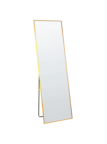 Beliani Standspiegel BEAUVAIS in Gold - (W) 50 x (H) 156 x (L) 30 cm