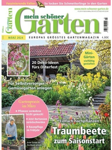 Hubert Burda Media 12 x MEIN SCHÖNER GARTEN Zeitschrift (Gutschein für Jahres Abo)