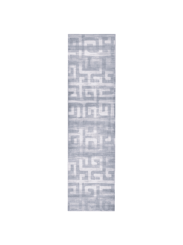 Beliani Läufer BEYDAG in Grau - (W) 80 x (L) 300 cm
