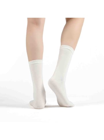 MUNADUNA 2er-Pack Zwei-Zehensocken in Weiß
