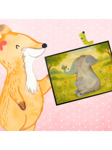 Mr. & Mrs. Panda schreibtischunterlage Elefant Biene Design ohne... in Weiß