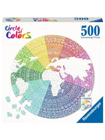 Ravensburger Ravensburger Puzzle 500 Teile Circle of Colors - Mandala in bunt