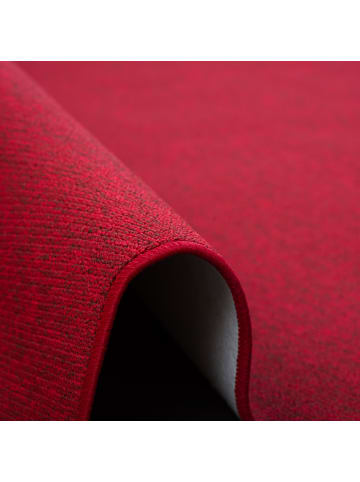 Snapstyle Feinschlingen Velour Teppich Strong in Rot