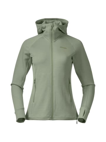 Bergans ULSTEINWOOL HOODW JACKET in Grün