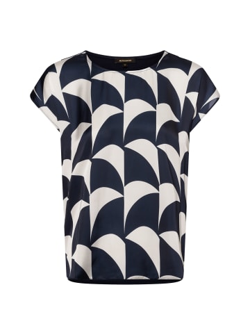 More & More T-Shirt in marine weiß