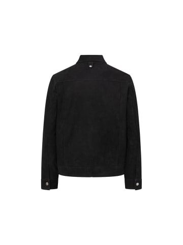 Bolongaro Trevor Lederjacke Hudson Worker in schwarz