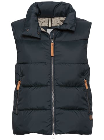 Camel Active Steppweste aus recyceltem Polyester in Nachtblau