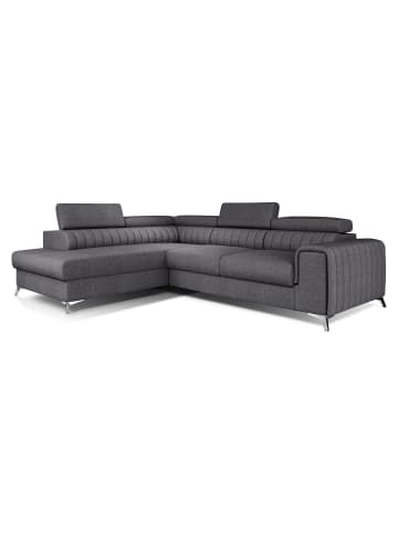 MF Design Lauryn Recamiere Links in Grau -  (L) 205 x (B) 278 x (H) 92 cm