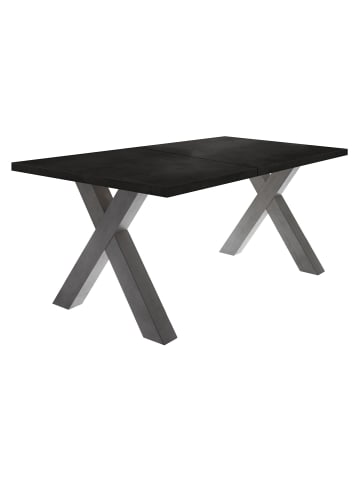 58 aufm Kessel ESSTISCH ausziehbar Eike 3 160 x 90 x 75 Esszimmertisch Graphit/Schwarzstahl