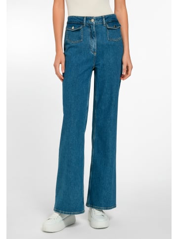 UTA RAASCH Straight-Leg Jeans Cotton in blue_denim
